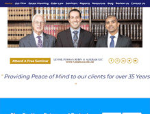 Tablet Screenshot of levinefurman.com